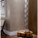 Ver imagem 4 de Kit Rodape Poliestireno 10cm Branco Liso Px 24metro(10barras)