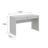 Mesa Retangular com Gavetas Web Office - 3