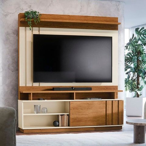 Estante Ripada para TV 55 Polegadas 185CMX150CM Living