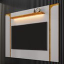 Ver imagem 2 de Painel Tv 75 Pol Maresias com Led Off White Naturale Bechara