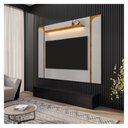 Ver imagem 3 de Painel Tv 75 Pol Maresias com Led Off White Naturale Bechara