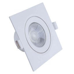 Spot Embutir Led Pp 12w Luminária Teto Gesso Drywall Bivolt - 1