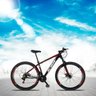 Bicicleta Aro 29 Quadro 17 Alumínio 21v Suspensão Freio Disco XLT Preto/Vermelho/Branco - KSW - 2