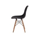 Ver imagem 5 de Kit 2 Cadeiras Eiffel Eames Base Madeira - Preto