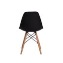 Ver imagem 3 de Kit 2 Cadeiras Eiffel Eames Base Madeira - Preto