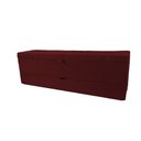 Ver imagem 2 de Recamier Puff Baú Sapateira com Gaveta 1,38cm para Cama Box Padrão - Vinho