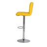 Kit 3 Banquetas Altas Para Bar Balcão Bancada Bistro Cozinha Amarela Gomos - 4