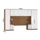 Ver imagem 4 de Jogo de Quarto Modulado Casal Irlanda 9 Portas Amêndola/branco - Leartam