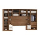 Ver imagem 3 de Jogo de Quarto Modulado Casal Irlanda 9 Portas Amêndola/branco - Leartam