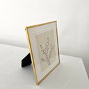 Ver imagem 4 de Porta Retrato Metal Slim - Dourado - Borda Interna