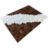 Tapete de Couro Marrom Castanho Degrade 1,50x2,00 sem Bordas - 6