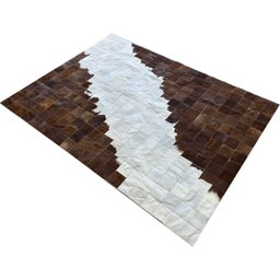 Tapete de Couro Marrom Castanho Degrade 1,50x2,00 sem Bordas - 5