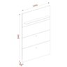 Painel Interlagos para Tv até 65 Polegadas Madetec Cor Calacata Off White - 2
