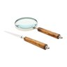 Abridor de Carta e Lupa de Aço Inox Cabo de Madeira Rojemac - 2