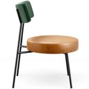 Ver imagem 6 de Poltrona Decorativa Sala De Estar Londres L02 Facto Verde Musgo Couríssimo Whisky - Lyam Decor