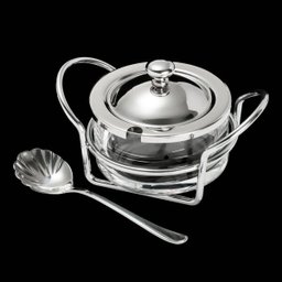 Açucareiro de Aço Inox com Colher Italy 13cm Rojemac - 2