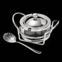 Ver imagem 2 de Açucareiro de Aço Inox com Colher Italy 13cm Rojemac