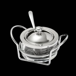 Açucareiro de Aço Inox com Colher Italy 13cm Rojemac - 4