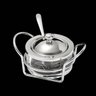 Açucareiro de Aço Inox com Colher Italy 13cm Rojemac - 4
