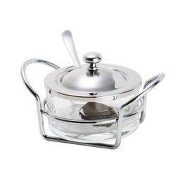 Açucareiro de Aço Inox com Colher Italy 13cm Rojemac - 3