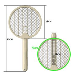 Raquete Mata Mosquitos 4 em 1 Eletrico Luz UV Automatico Mosca Pernilongo Mosquito Inseto Repelente  - 7
