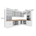 Ver imagem 6 de Kit de Cozinha Completa 14 Peças Americana 1 (4aéreos+4balcões+2paneleiros+4complementos) C5p58
