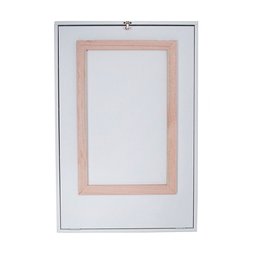 Mesa Retrátil de Parede com Organizador Madeira e Mdf Branco/mel - Móveis Britz - 5