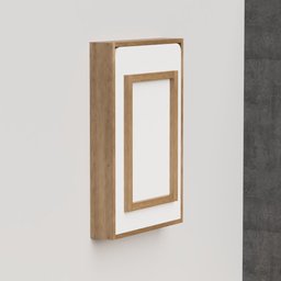 Mesa Retrátil de Parede com Organizador Madeira e Mdf Branco/mel - Móveis Britz - 3