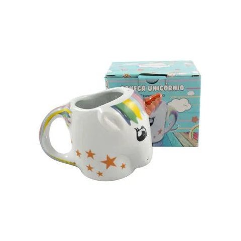 Caneca Formato 3d 450ml Unicornio
