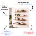 Ver imagem 5 de Kit 4 Prateleiras 60x15 - Freijo