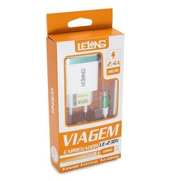 Carregador Rápido Lelong Original|saída Micro Usb V8 Le 239v - 1