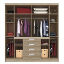 Ver imagem 2 de Guarda-Roupa Casal 8 Portas 4 Gavetas Realce Demóbile
