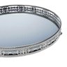 Bandeja de Ferro com Espelho 25,5cmx25,5cmx4cm Bunch Prata Rojemac - 2