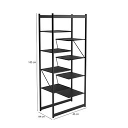 Estante Organizadora Innovare Industrial 8 Prateleiras Multiuso Preto - 6