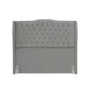 Ver imagem 3 de Cabeceira de Cama Box King 195 Cm Dubai Premium - Veludo Cinza Grafite