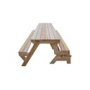 Ver imagem 1 de Banco que Vira Mesa de Churrasco 2 Metros Eucalipto sem Verniz