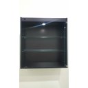 Ver imagem 1 de Vitrine Suspensa Expositor Fechadura Porta Vidro Temperado