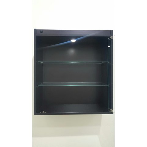 Vitrine Suspensa Expositor Fechadura Porta Vidro Temperado