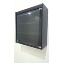 Ver imagem 3 de Vitrine Suspensa Expositor Fechadura Porta Vidro Temperado