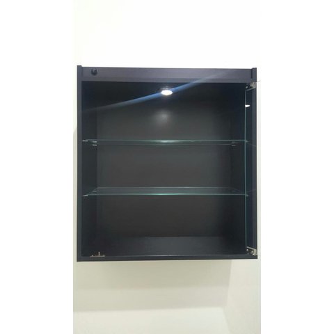 Vitrine Suspensa Expositor Fechadura Porta Vidro Temperado