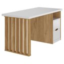 Ver imagem 5 de Escrivaninha Home Office 2 Gavetas Florence Branco-olmo
