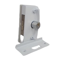 Kit 10 Porta de Correr Vidro Alvenaria Linha 3000 Glass Peças Branco - 1