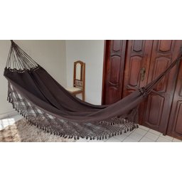Rede de Dormir Casal Ostra Marrom - 2