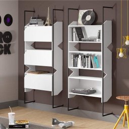 Armário Suspenso 3 Portas Soul Moderno  - 3