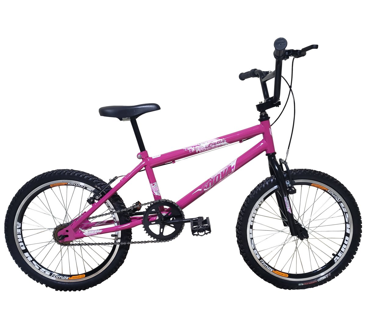Bicicleta Infantil Feminina Aro 20 Aero Cross Freestyle Bella - Xnova - Pink