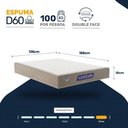Ver imagem 4 de Colchão Gazin de Espuma D60 Double Face Force Plus Casal 138 cm