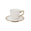 Ver imagem 1 de Jogo de Xícaras de Café com Pires Porcelana 12 Peças 90ml Paddy Rojemac