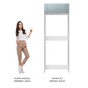 Ver imagem 7 de Porta-Geladeira Madesa Lux 1 Porta Basculante Branco/Cinza