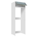 Ver imagem 5 de Porta-Geladeira Madesa Lux 1 Porta Basculante Branco/Cinza