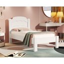 Ver imagem 1 de Cama de Solteiro Estrados Reforçados Segurança 100% MDF Lais: Branco